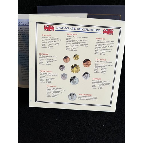 523 - 1995 UK, brilliant uncirculated coin collection,