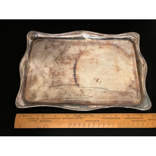 530 - Silver Salver / Serving tray Hallmarked approx 415g