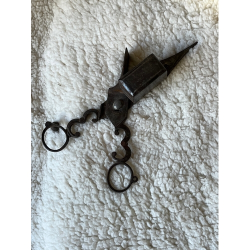 567 - Old Wick trimming scissors.