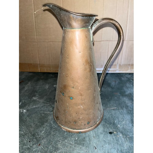 576 - Copper pitcher / jug