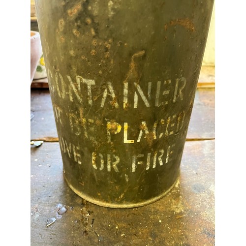 598 - MOD military hot water flask