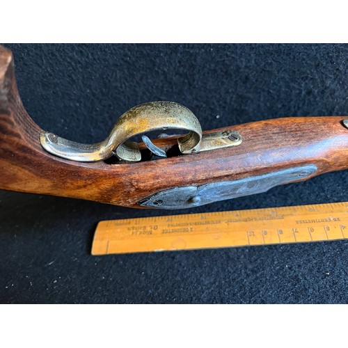 602 - Reproduction flintlock jouling pistol