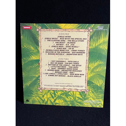 1812 - Jungle heat. 18 tropical tracks various artists. WW.5115 stereo Warwick records