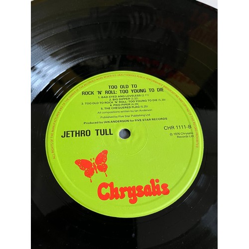 1813 - Jethro Tull. too old to rock ‘n’ roll, too old to die. Chrysalis records, CHR1111