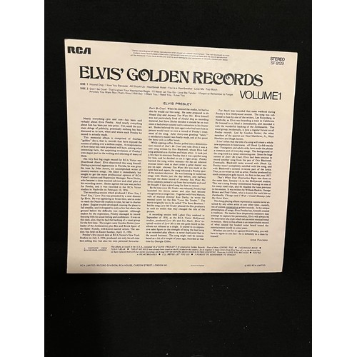 1818 - ELVIS PRESLEY elvis' golden records volume 1, SF 8129 RCA VICTOR  Stereo.