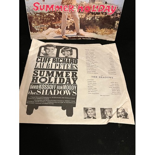 1821 - Cliff Richard and the shadows. Summer holiday.  Columbia records, stereo SCX3462.