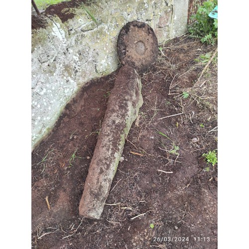 34 - Solid granite mushroom Saddlestone,
We will dig these out of the ground and add more pictures before... 