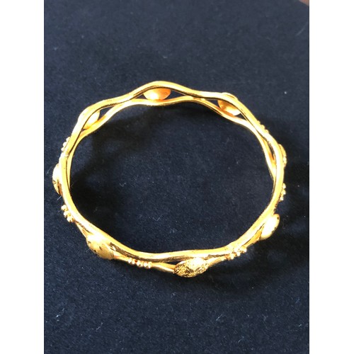 45 - Gold gilded bangle