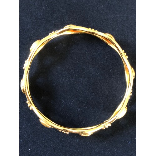 45 - Gold gilded bangle