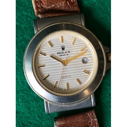 87 - Faux Rolex Geneve Quartz watch