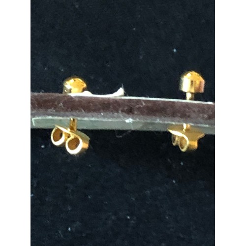 50 - Pair of 9ct gold ear studs