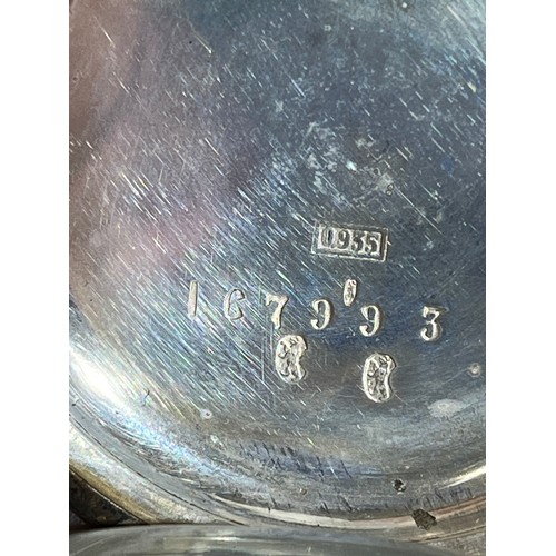 136 - Jeanneret Freres. Swiss silver 0.935 % pure with the three bears hallmark and id No. 167993  Excelsi... 