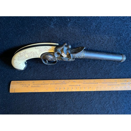 220 - Reproduction flintlock jouling pistol