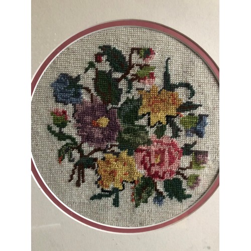 804 - Needlepoint framed picture