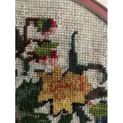 804 - Needlepoint framed picture