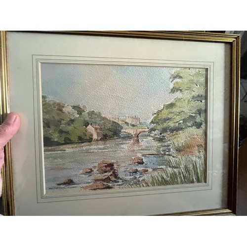 811 - Don Foster ‘91 Watercolour painting, F&G