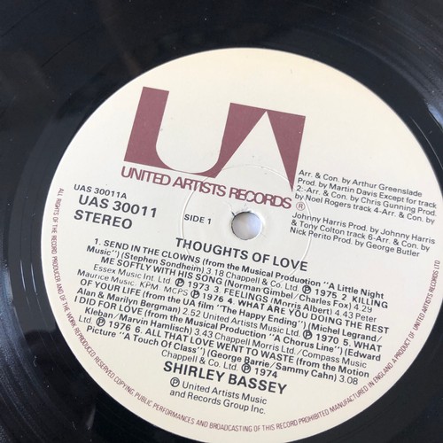 5 - Shirley Bassey. Thoughts of love. United Artists records UAS3001