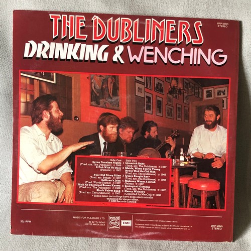 9 - The Dubliners. Drinking and wenching. MFP 50245