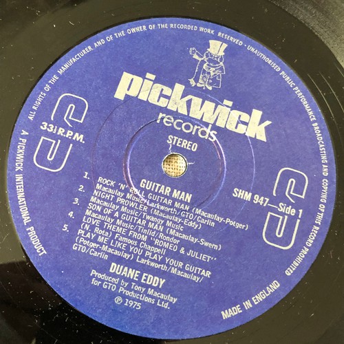 13 - Duane Eddy. Guitar man. Pickwick records. SHM947.