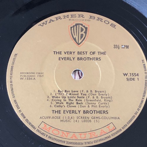 14 - The very best of the Everly Brothers. Warner Brothers records. 1554