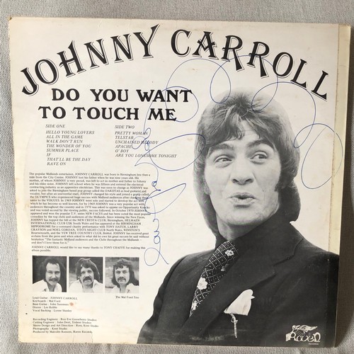 22 - Johnny Carroll. Do you want to touch me. Raven recordings. KS 1014