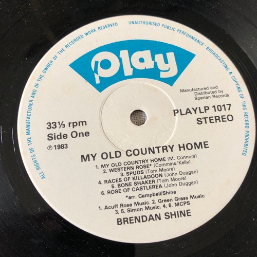 25 - Brendan Shine. My old country home.  Play records. PLAY LP 1017