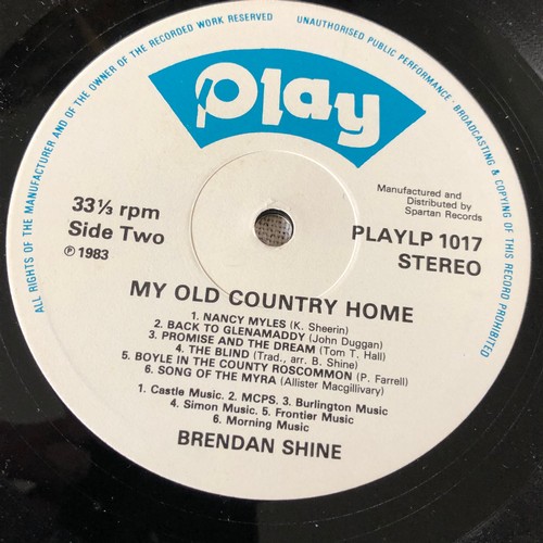 25 - Brendan Shine. My old country home.  Play records. PLAY LP 1017