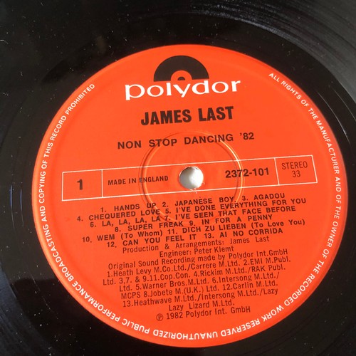 35 - James last. Non-stop dancing 1982. Hits around the world. Polydor stereo.  2372101