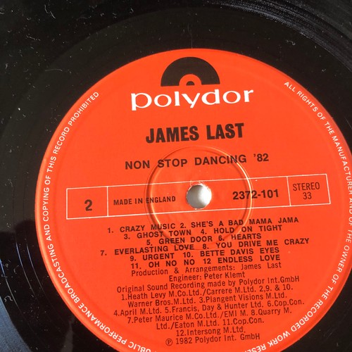 35 - James last. Non-stop dancing 1982. Hits around the world. Polydor stereo.  2372101