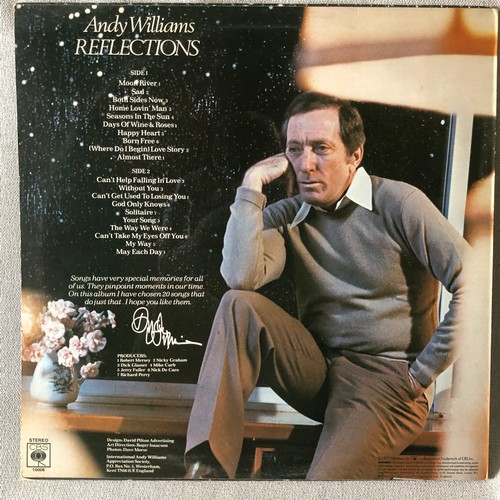 36 - Andy Williams. Reflections. CBS 10006