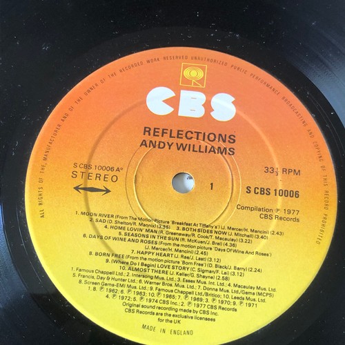 36 - Andy Williams. Reflections. CBS 10006