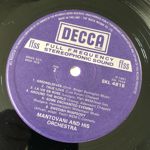 46 - Mantovani’s golden hits. Decca Records SKL4818 stereo
