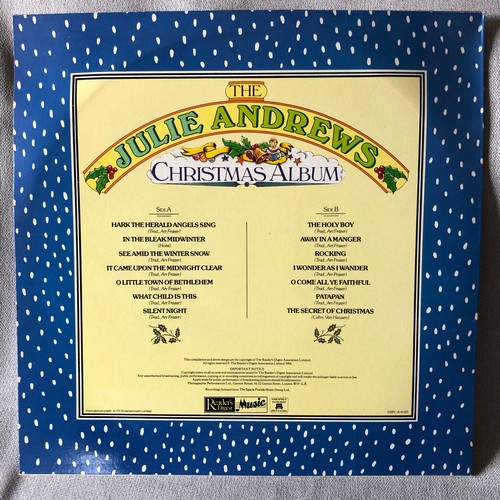 53 - The Julie Andrews Christmas album. Readers digest. GSCPA9122