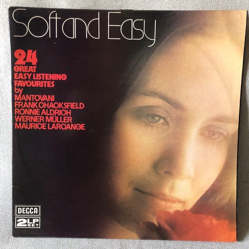 54 - Soft and easy. 24 great Easy listening favourites. Decca records. To LPs . DPA 3021/2