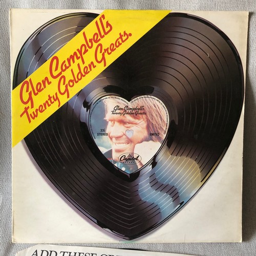 60 - Glen Campbell’s 20 golden Greats. Capital records. Stereo EMTV2