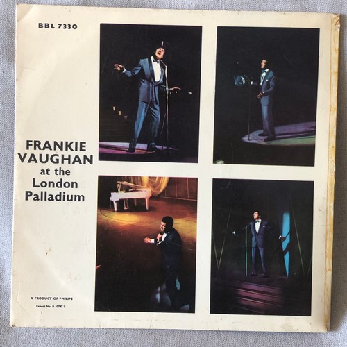 86 - Frankie Vaughan at the London Palladium. Phillips BBL 7330