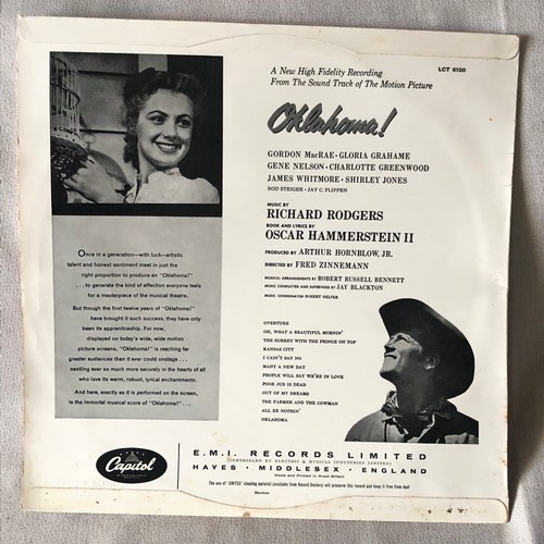 94 - Oklahoma. Rogers and Hammerstein’s. Soundtrack Capital records LCT 6100