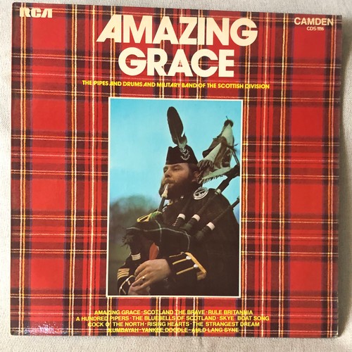 102 - Amazing Grace,  The pipes and drums and military band of the Scottish division. Camden RCA stereo CD... 