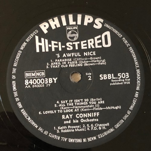 107 - Ray Conniff and his Orchestra. ‘S Awful Nice. Phillips hi-fi stereo SBBL 503