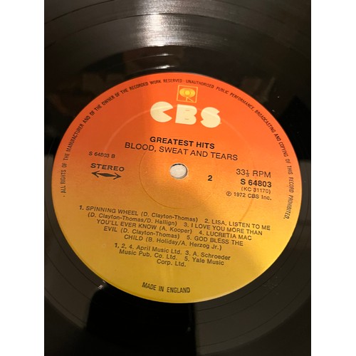 114 - Blood sweat and tears greatest hits. CBS 64803