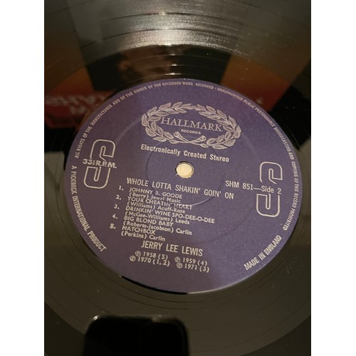 115 - Jerry Lee Lewis. Whole Lotta shakin’ goin’on. Hallmark records, SHM 851