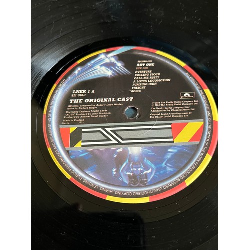 124 - Starlight express. Andrew Lloyd Webber  The original cast. Polydor, LNER1