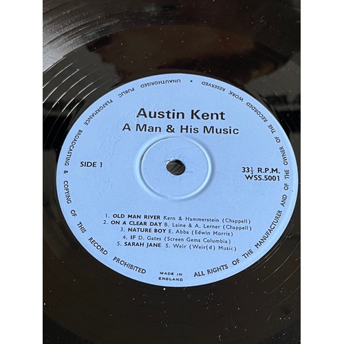 136 - Signed Austin Kent, a man and his songs.
