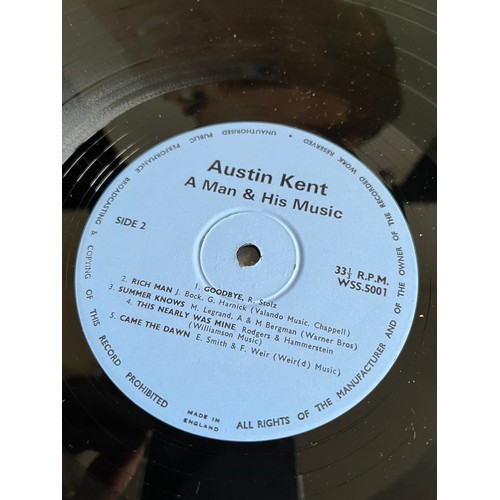136 - Signed Austin Kent, a man and his songs.