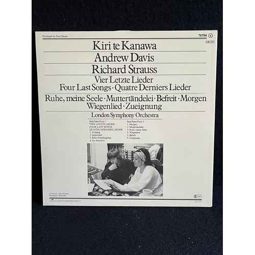 145 - Kiri to Kanawa. Andrew Davis. Strauss Four last songs, CBS. Masterworks, 76794