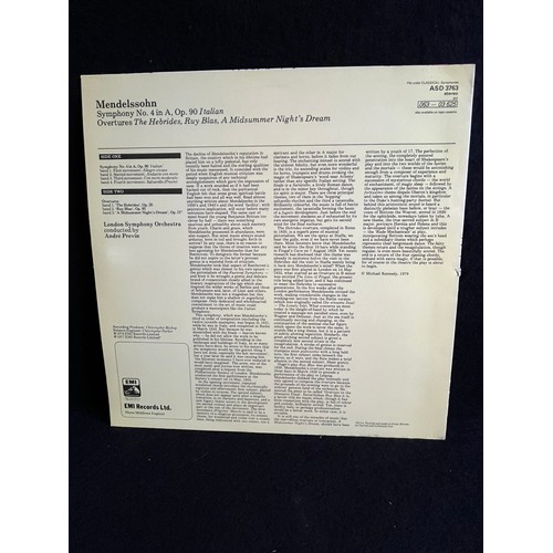 146 - Mendelssohn. Symphony No. 4, in A. Italian. London Symphony Orchestra. Previn ASD 3763,