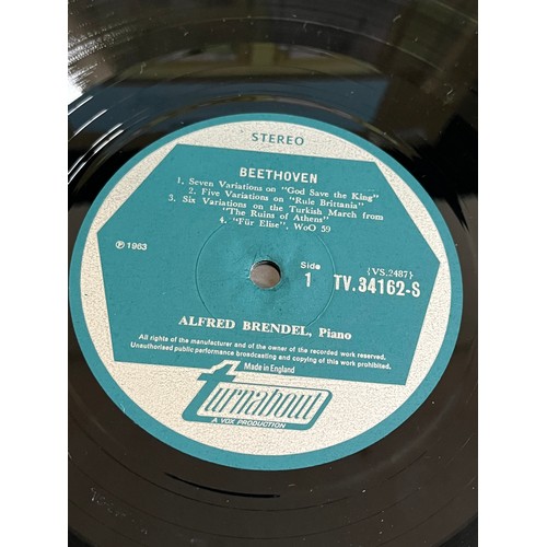 148 - Beethoven. Variations and vignettes. Alfred Brendel. Turnabout stereo TV 34162S