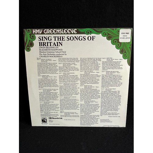 156 - Sing the songs of Britain. Brannigan / Harwood EMI records, his masters voice, ESD 7002,