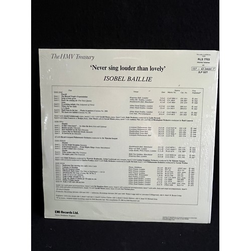 159 - Isobel Baillie. Never sing louder than lovely  Sealed and unplayed  2LP set  RLS 7703