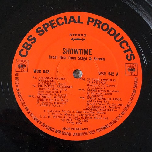 177 - Showtime. Hits from the stage and screen by various artists  CBS Records  WSR 942